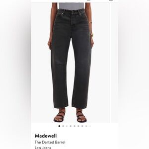 Madewell Darted Barrel Jeans